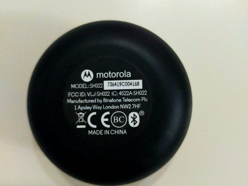 Cargador auriculares Motorola SH022